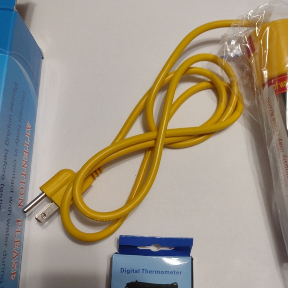 1500W Immersion Water Heater with Thermostat, Anti-Dry Burning Temperature Cont - Picture 12 of 16